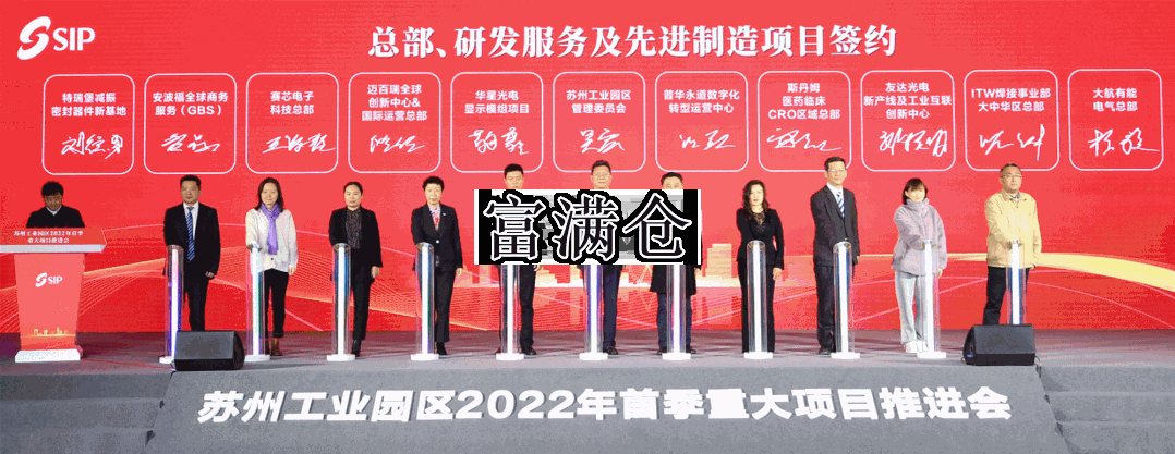 苏州总投资超千亿！上百个项目签约开工！