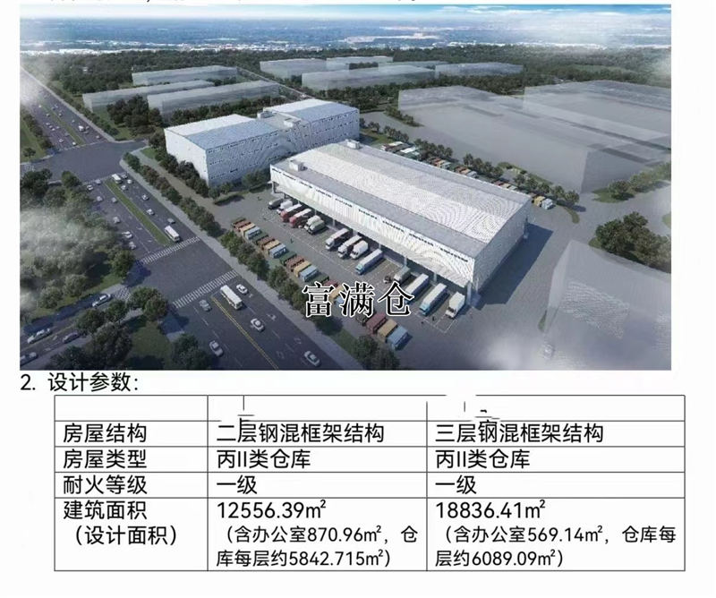 外港桥项目二（高标仓）30000平方米高标仓库出租