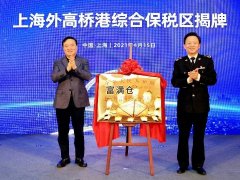 上海外高桥港综合保税区正式揭牌
