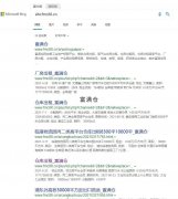 捷报！富满仓网共被必应搜索收录26页面